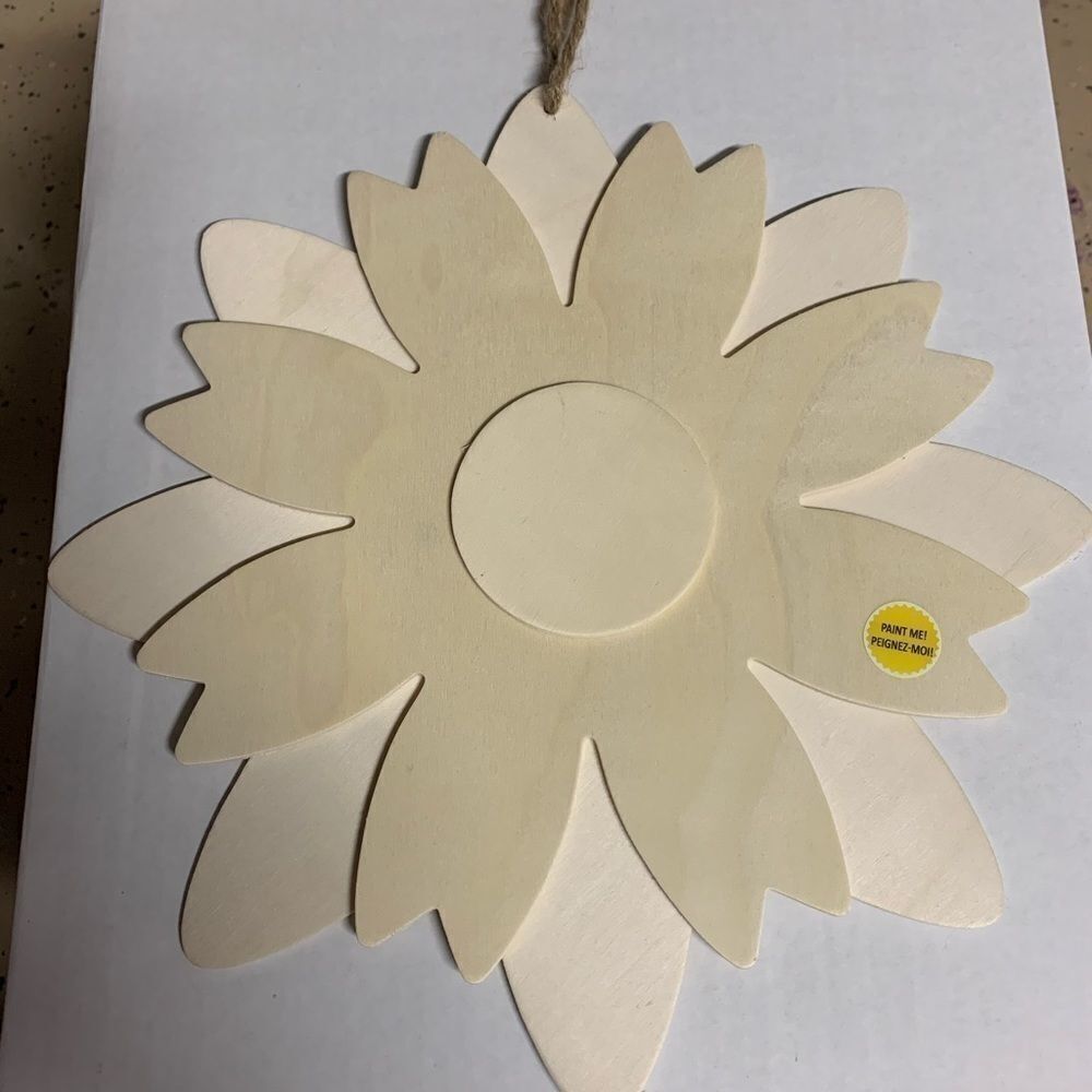 SET/2 WOOD FLOWER